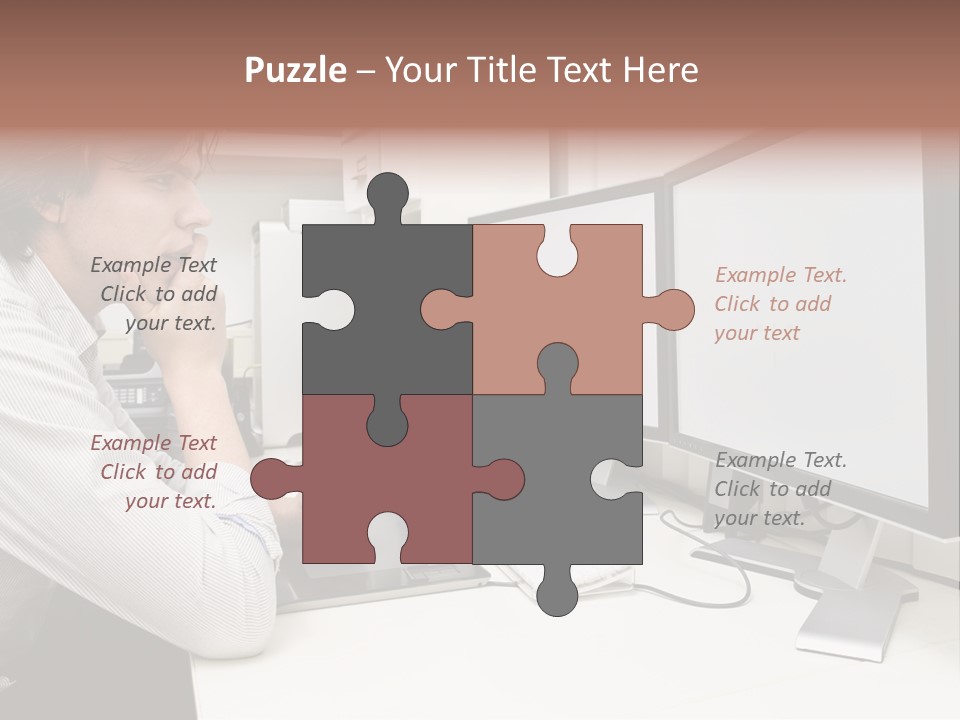Board Human Corporation PowerPoint Template