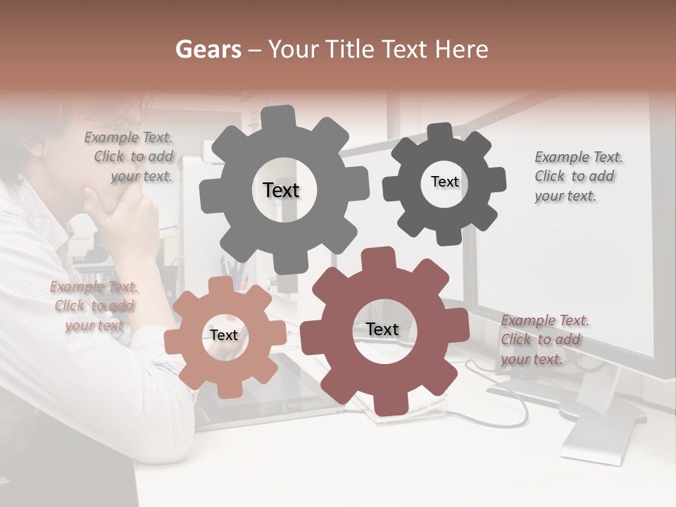 Board Human Corporation PowerPoint Template