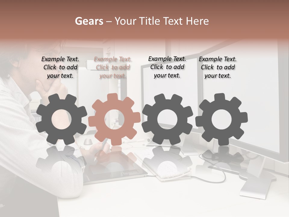 Board Human Corporation PowerPoint Template