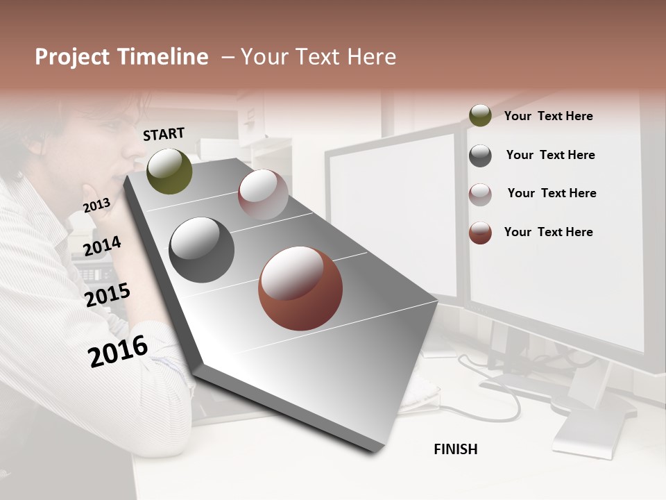 Board Human Corporation PowerPoint Template