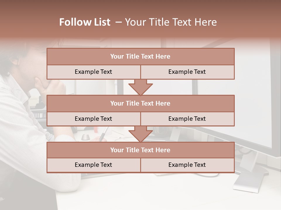 Board Human Corporation PowerPoint Template