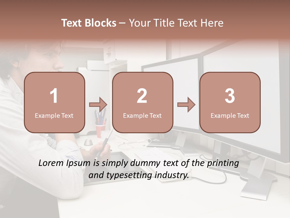 Board Human Corporation PowerPoint Template