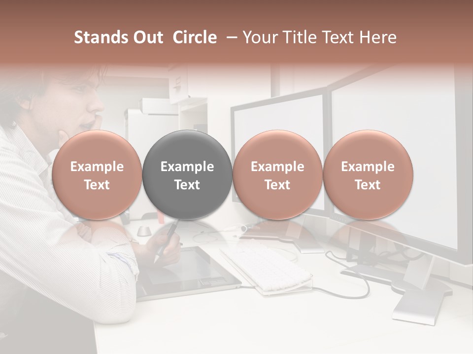 Board Human Corporation PowerPoint Template