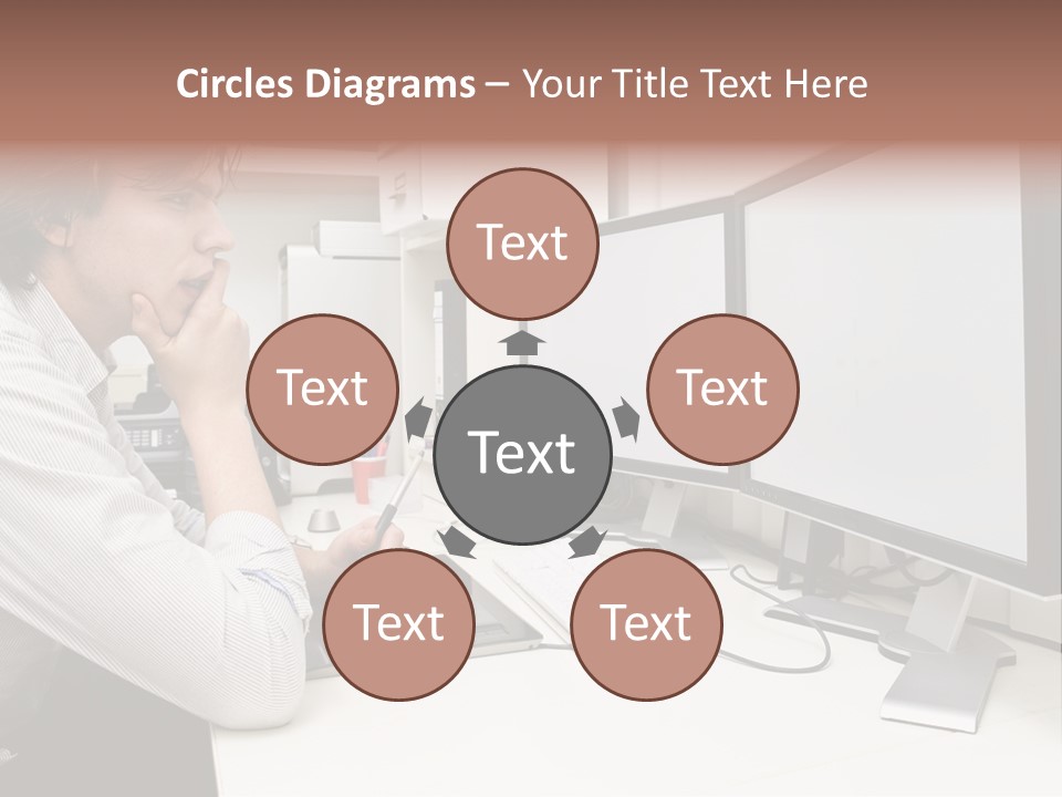 Board Human Corporation PowerPoint Template