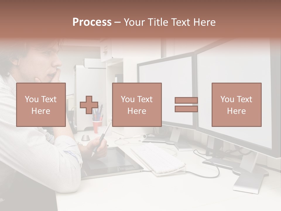 Board Human Corporation PowerPoint Template