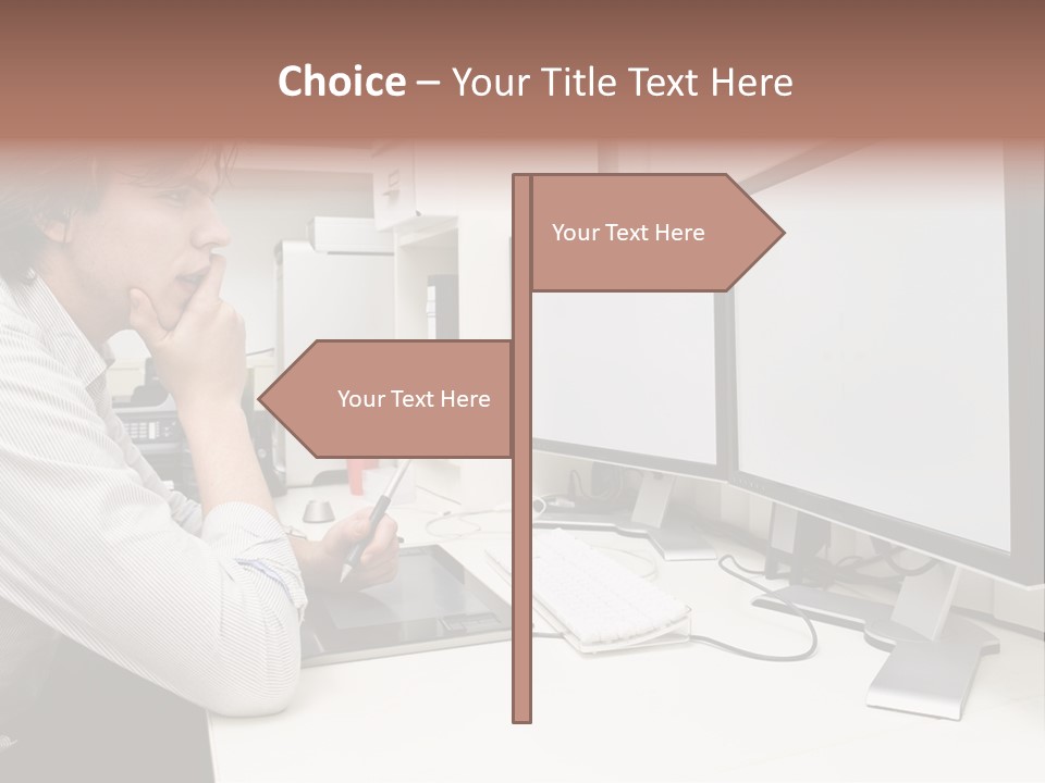 Board Human Corporation PowerPoint Template