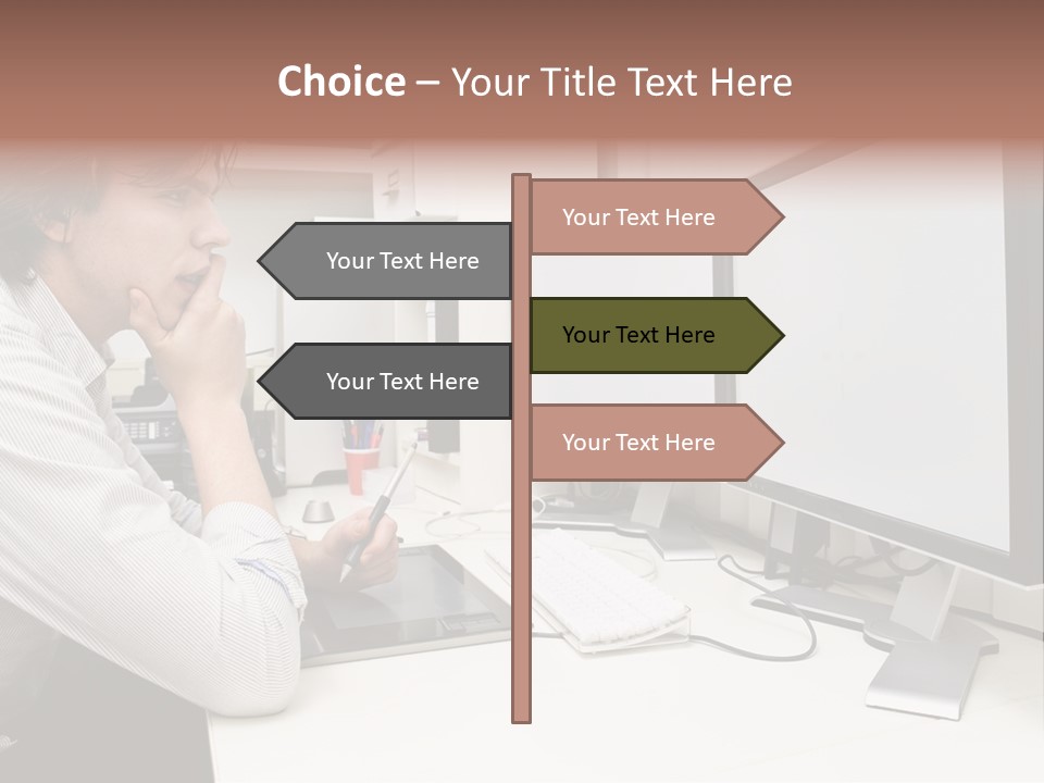 Board Human Corporation PowerPoint Template