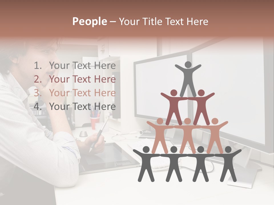 Board Human Corporation PowerPoint Template