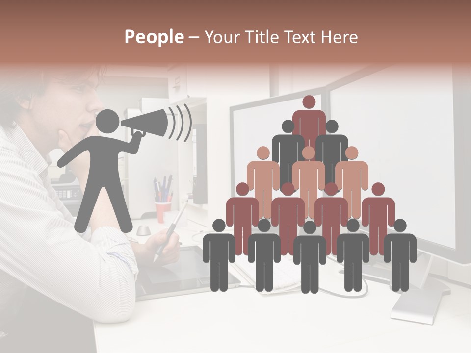 Board Human Corporation PowerPoint Template