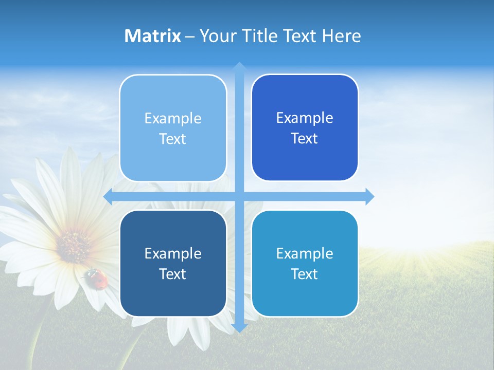 Grass Blue Lawn PowerPoint Template