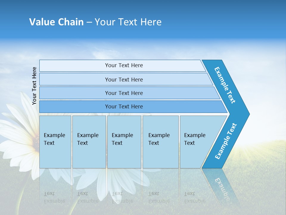 Grass Blue Lawn PowerPoint Template