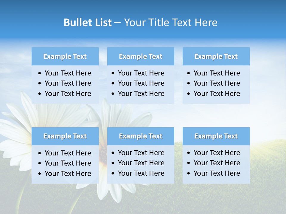 Grass Blue Lawn PowerPoint Template