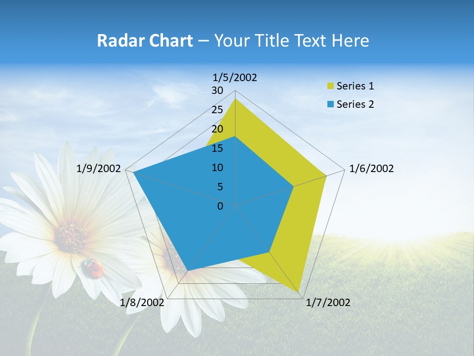 Grass Blue Lawn PowerPoint Template
