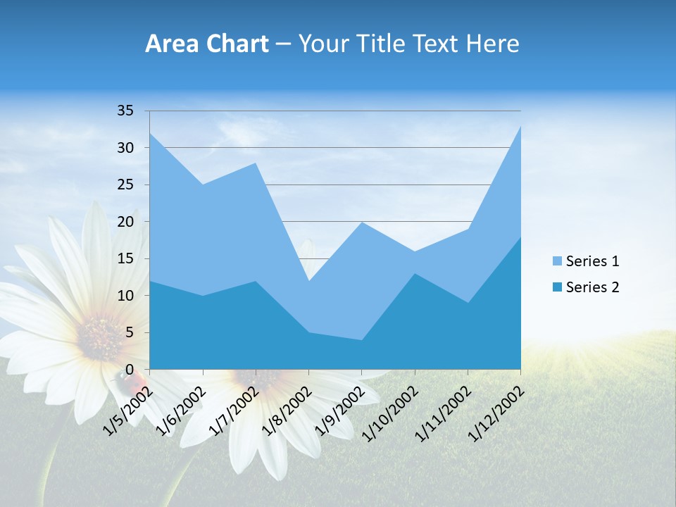 Grass Blue Lawn PowerPoint Template