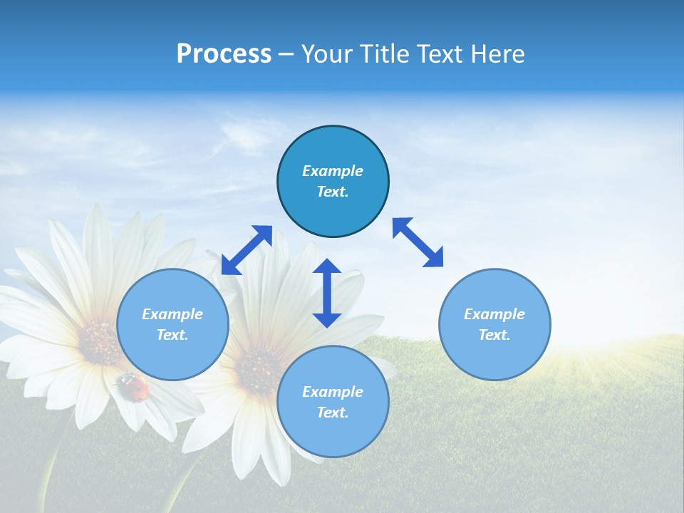 Grass Blue Lawn PowerPoint Template