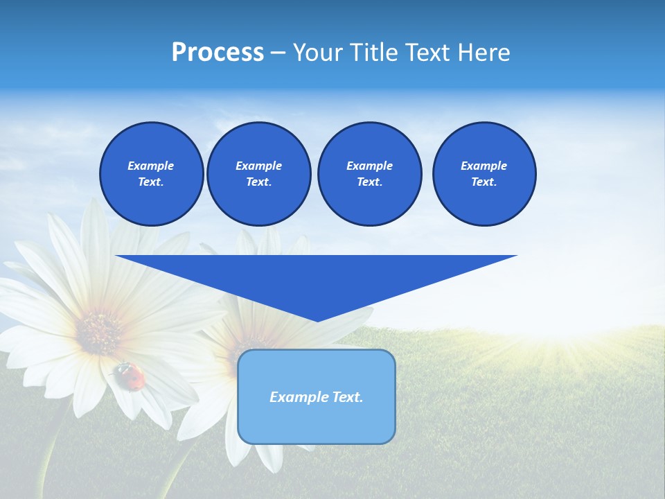 Grass Blue Lawn PowerPoint Template