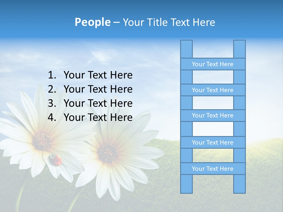 Grass Blue Lawn PowerPoint Template