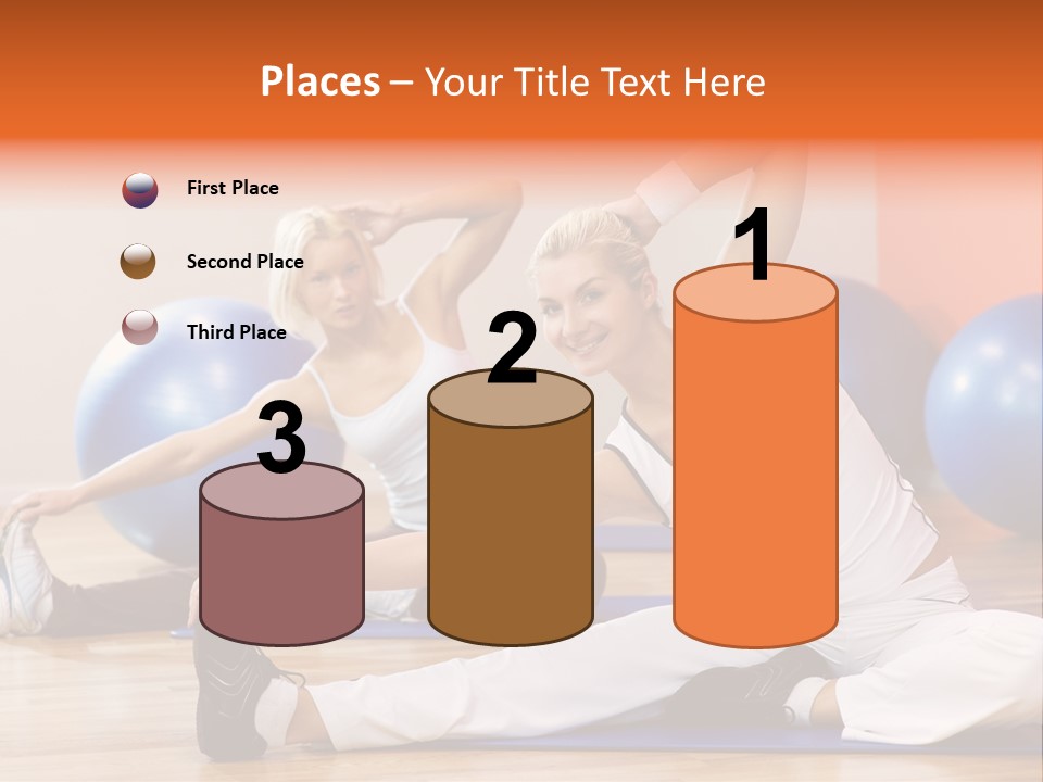 Stretching Discipline Close Up PowerPoint Template