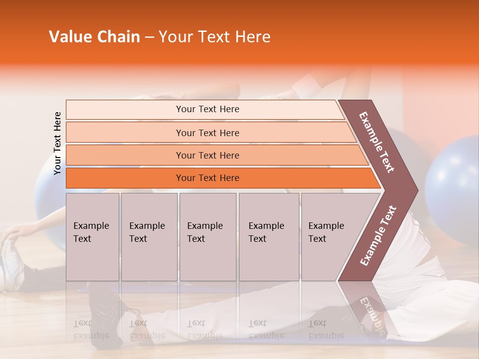 Stretching Discipline Close Up PowerPoint Template
