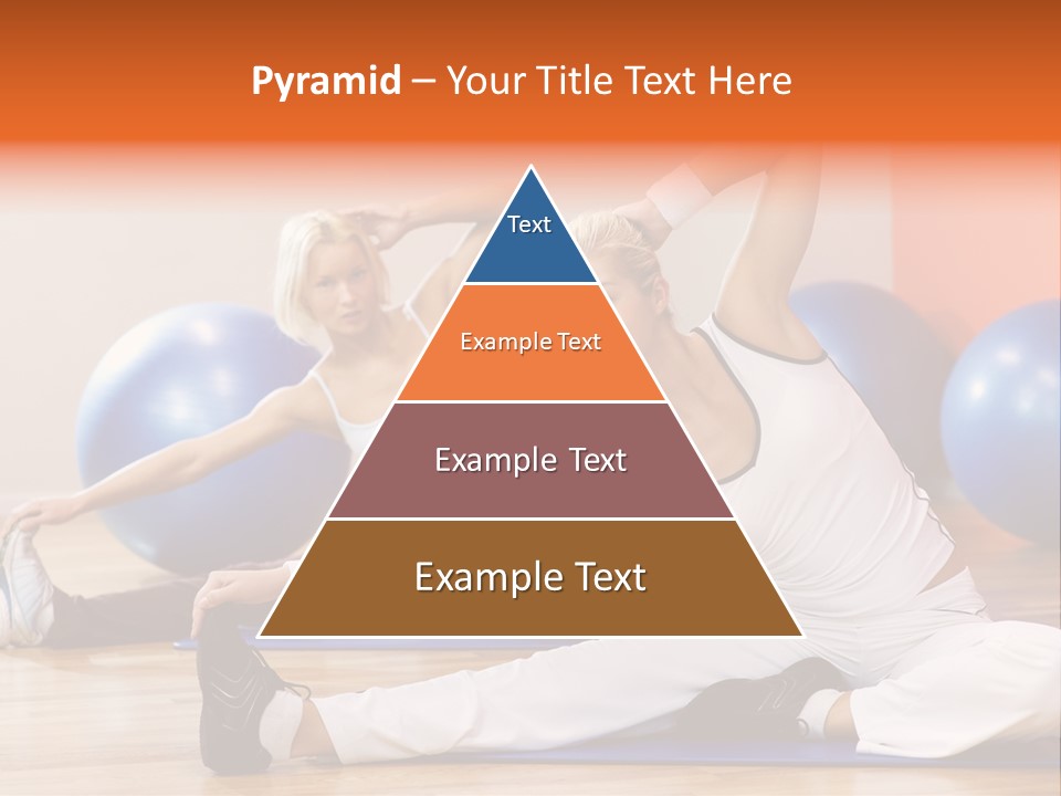 Stretching Discipline Close Up PowerPoint Template