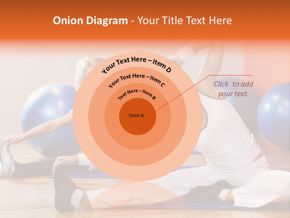 Stretching Discipline Close Up PowerPoint Template