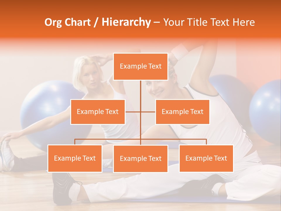 Stretching Discipline Close Up PowerPoint Template