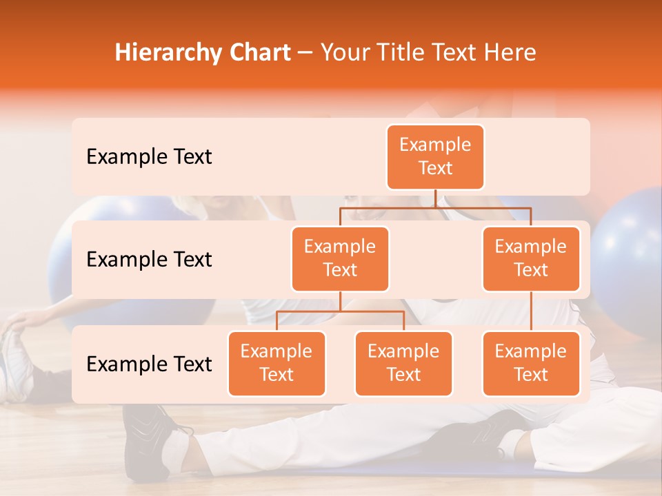 Stretching Discipline Close Up PowerPoint Template