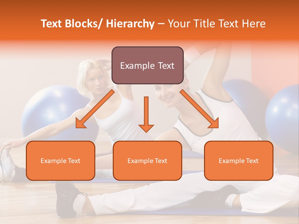 Stretching Discipline Close Up PowerPoint Template