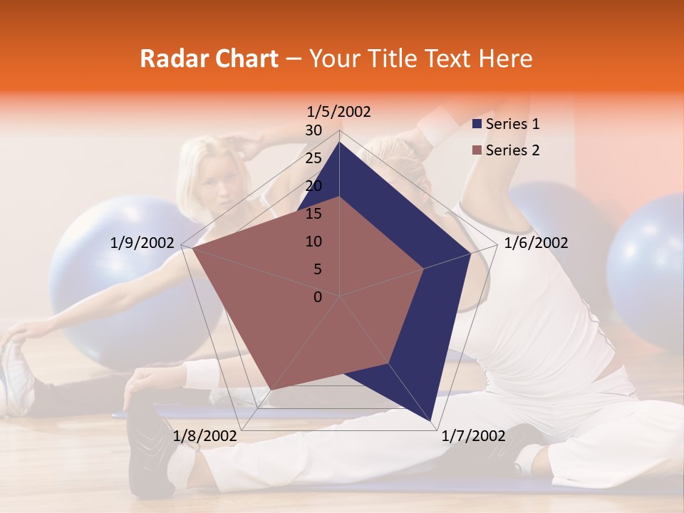 Stretching Discipline Close Up PowerPoint Template