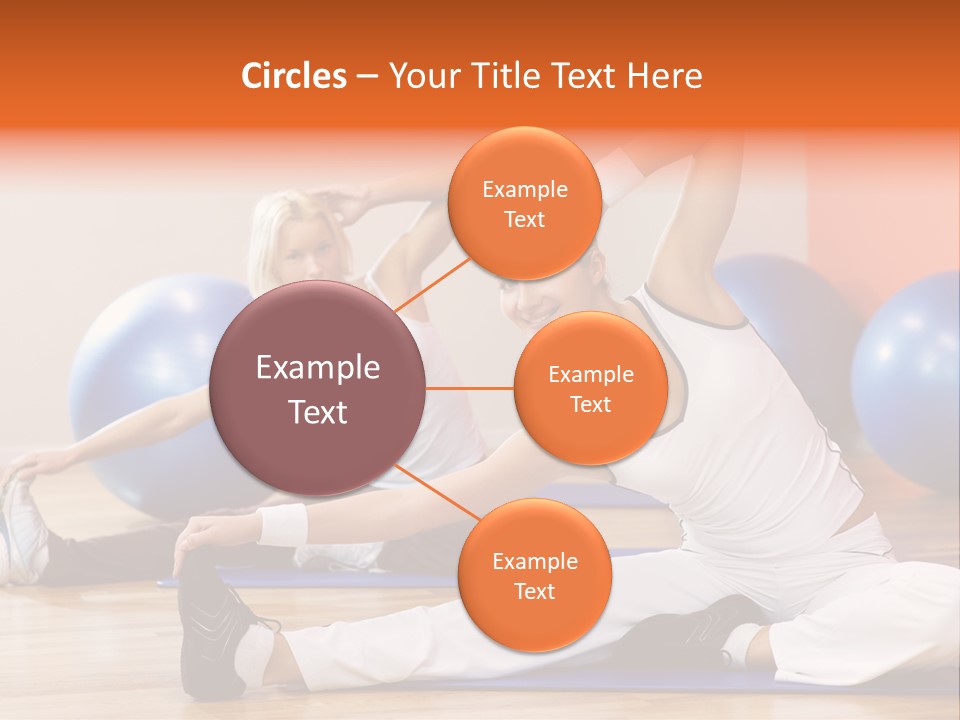 Stretching Discipline Close Up PowerPoint Template