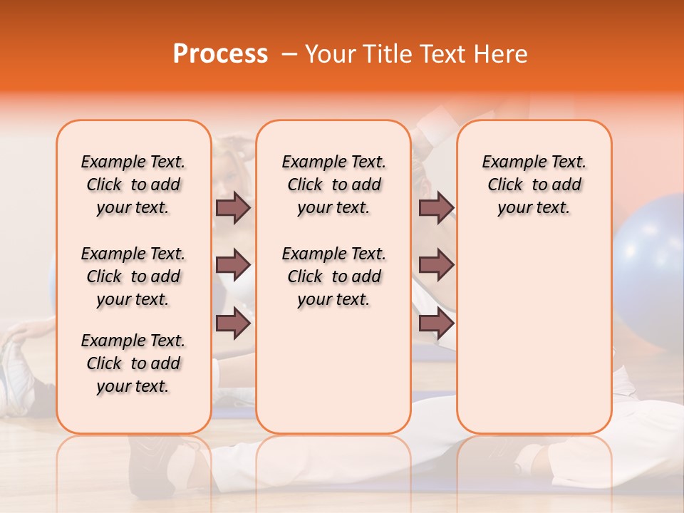 Stretching Discipline Close Up PowerPoint Template