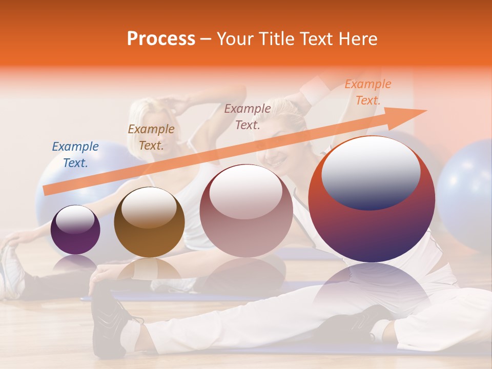 Stretching Discipline Close Up PowerPoint Template