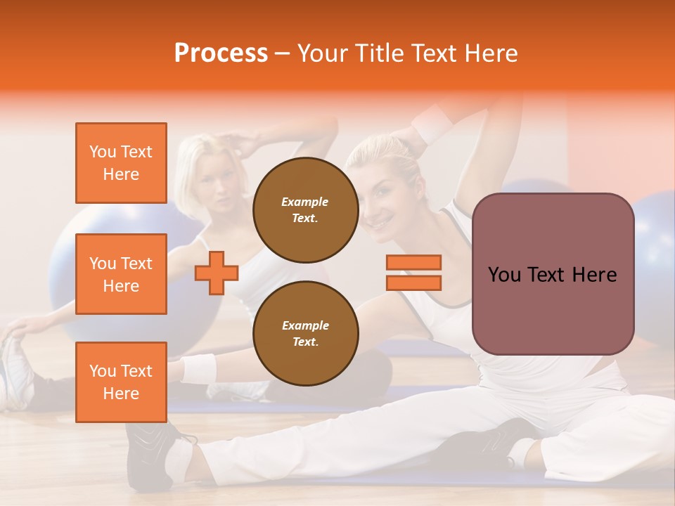 Stretching Discipline Close Up PowerPoint Template