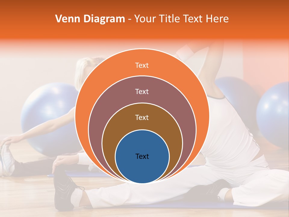 Stretching Discipline Close Up PowerPoint Template