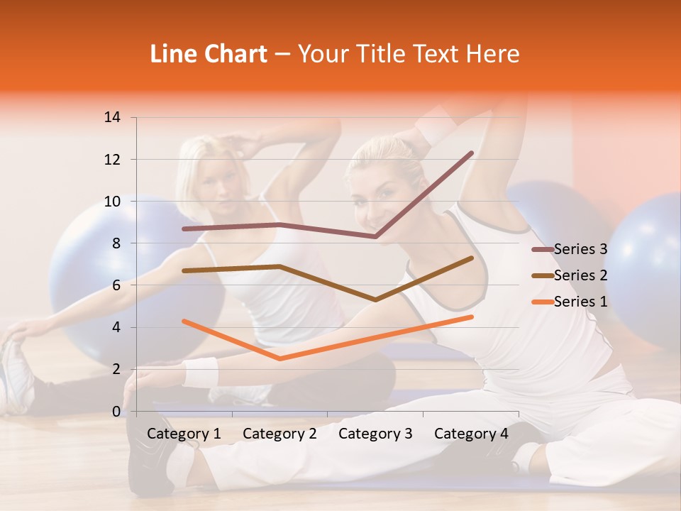 Stretching Discipline Close Up PowerPoint Template