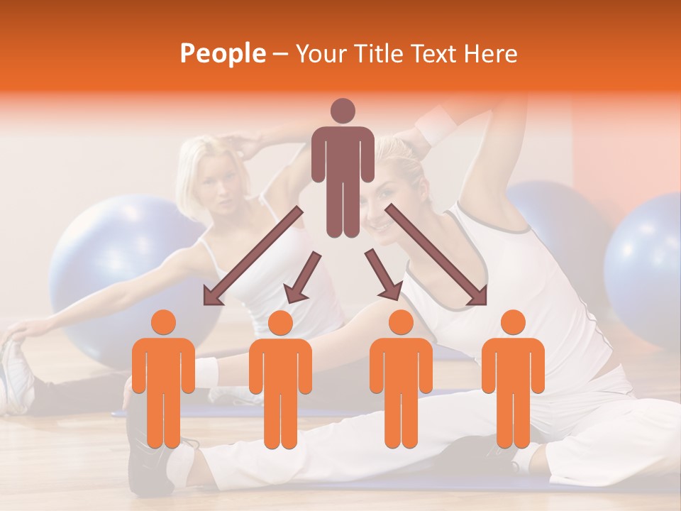 Stretching Discipline Close Up PowerPoint Template