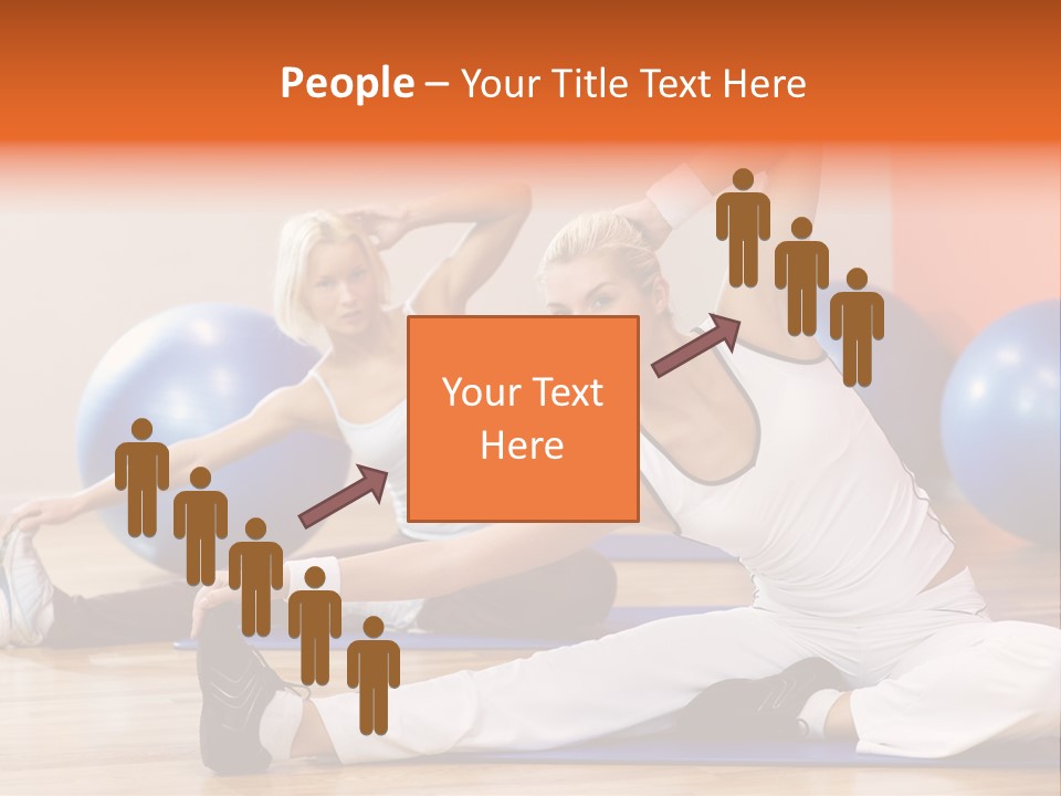 Stretching Discipline Close Up PowerPoint Template