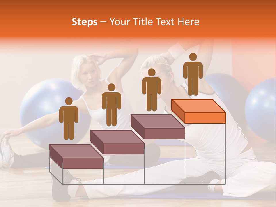 Stretching Discipline Close Up PowerPoint Template