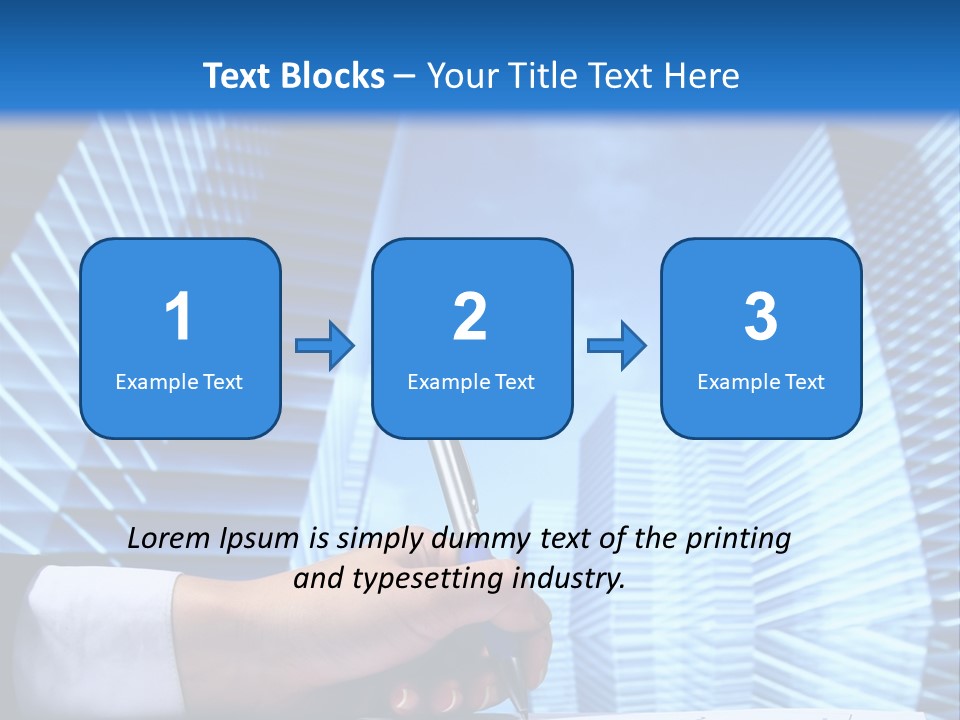 Glass Growth People PowerPoint Template