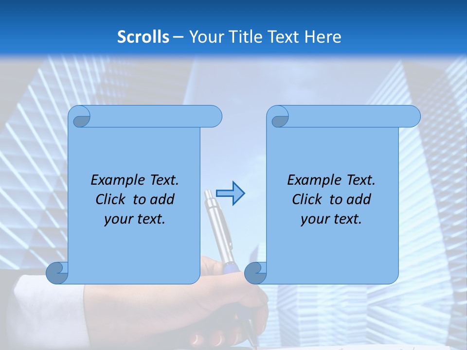 Glass Growth People PowerPoint Template