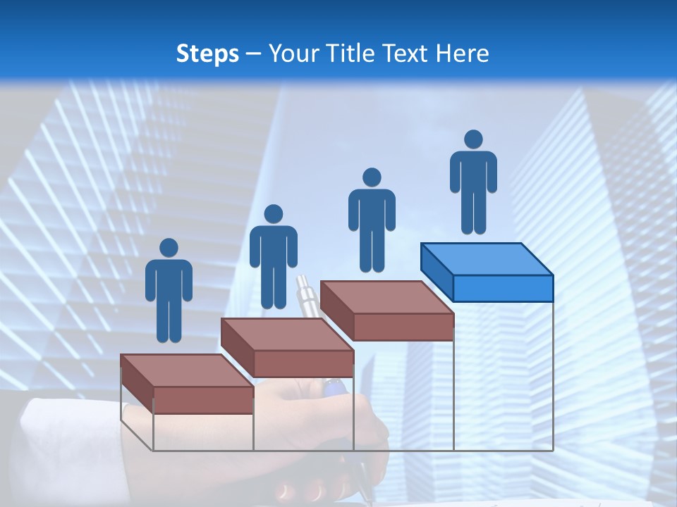 Glass Growth People PowerPoint Template