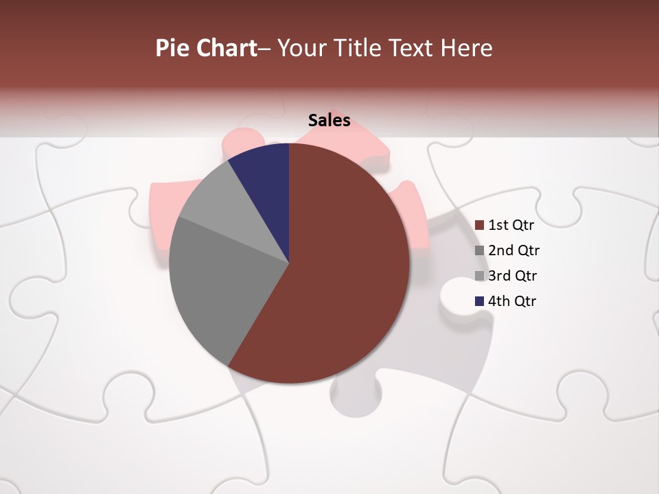 Teamwork Incomplete Unique PowerPoint Template