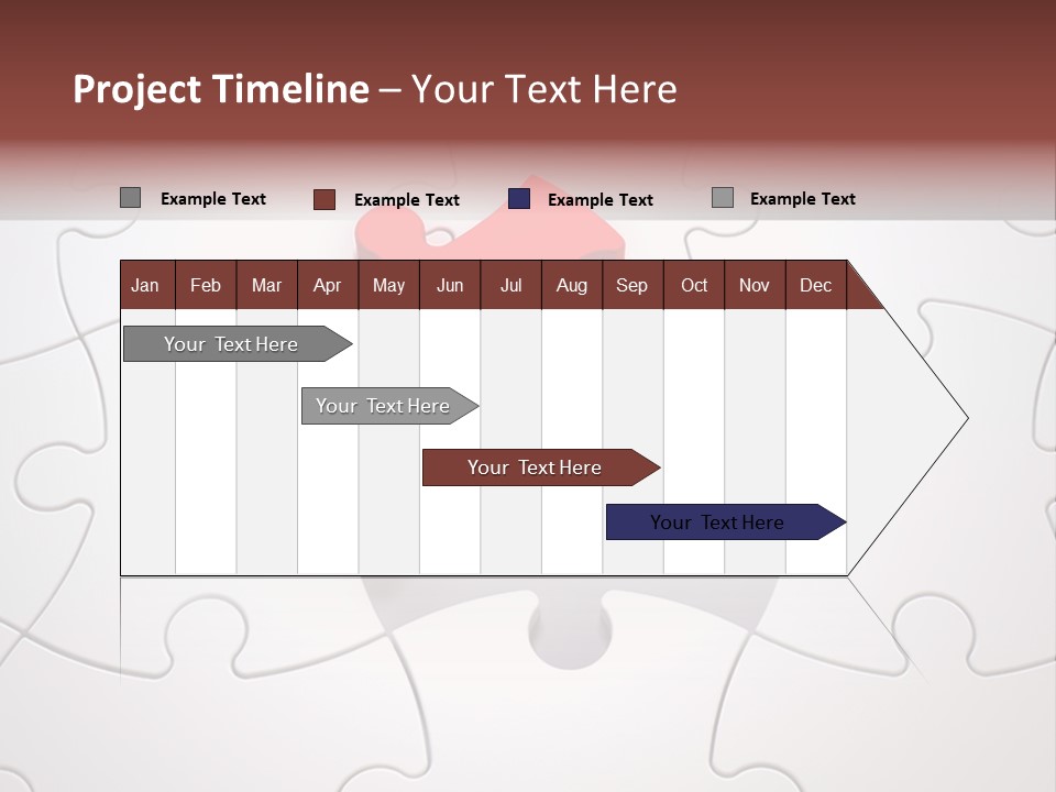 Teamwork Incomplete Unique PowerPoint Template