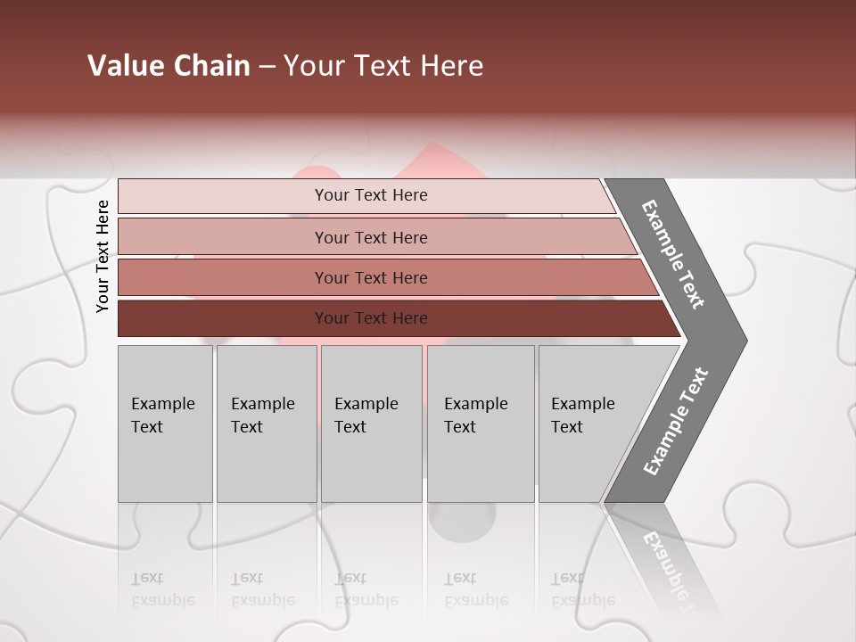 Teamwork Incomplete Unique PowerPoint Template