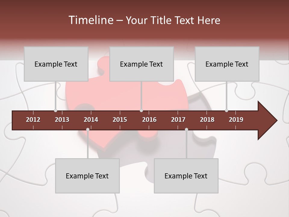 Teamwork Incomplete Unique PowerPoint Template