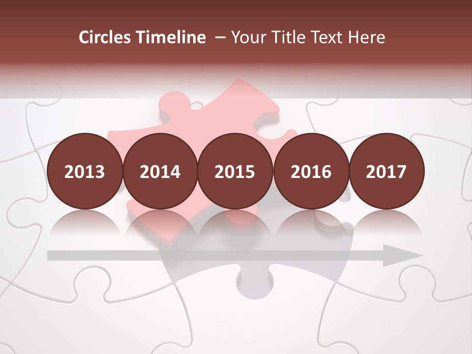 Teamwork Incomplete Unique PowerPoint Template