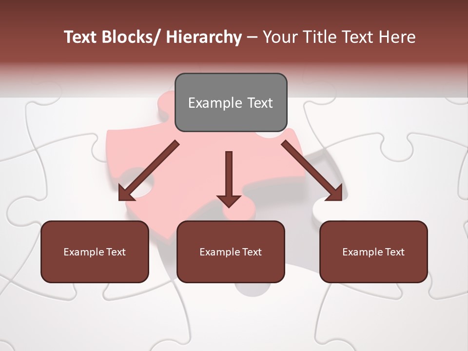 Teamwork Incomplete Unique PowerPoint Template