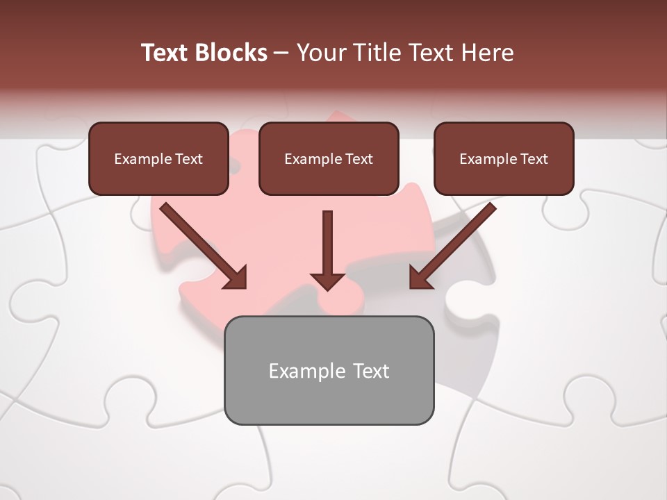 Teamwork Incomplete Unique PowerPoint Template