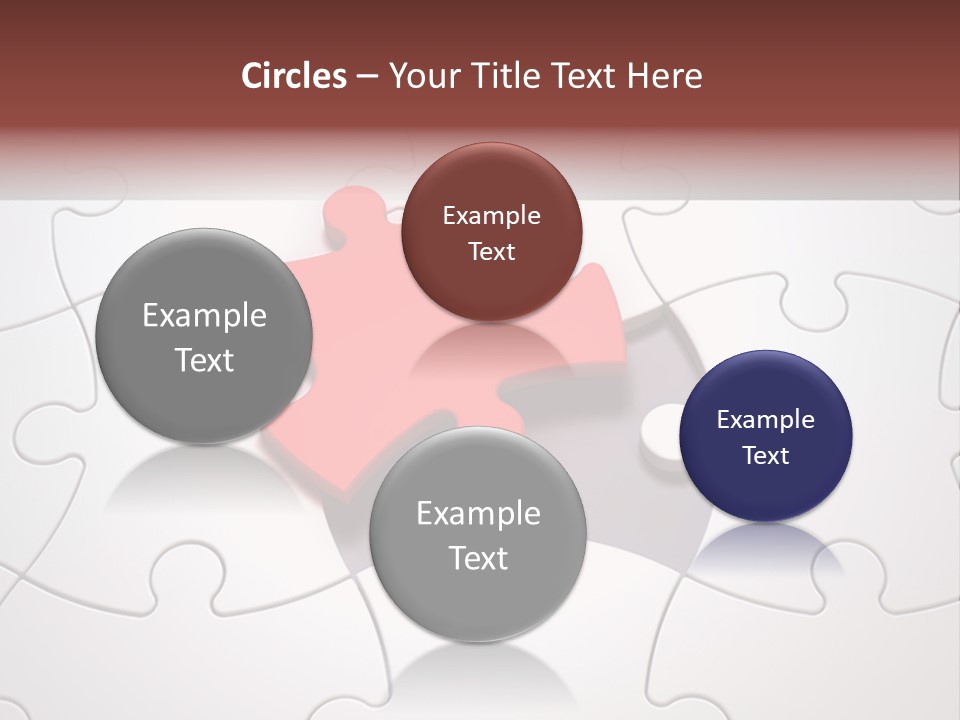 Teamwork Incomplete Unique PowerPoint Template