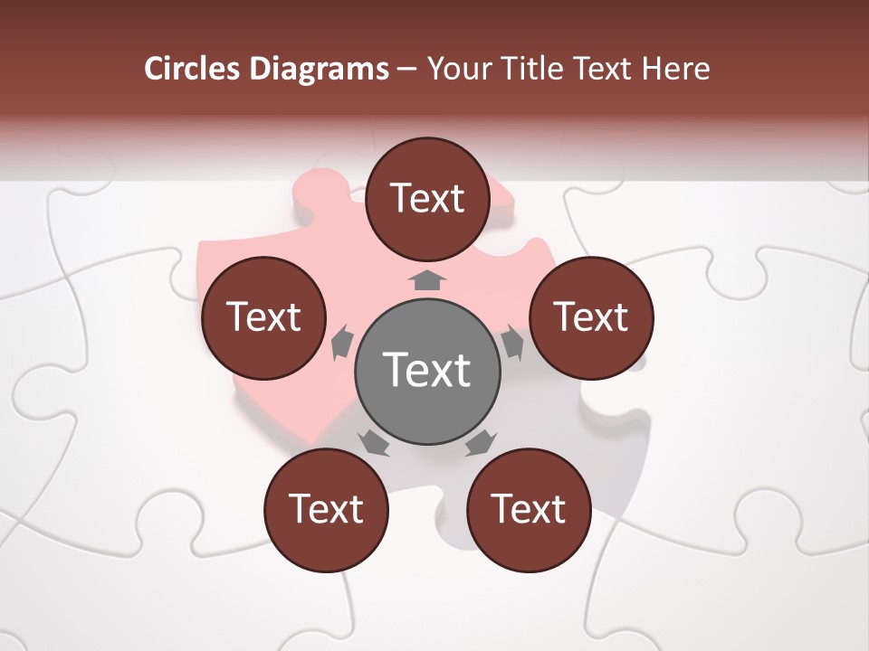 Teamwork Incomplete Unique PowerPoint Template